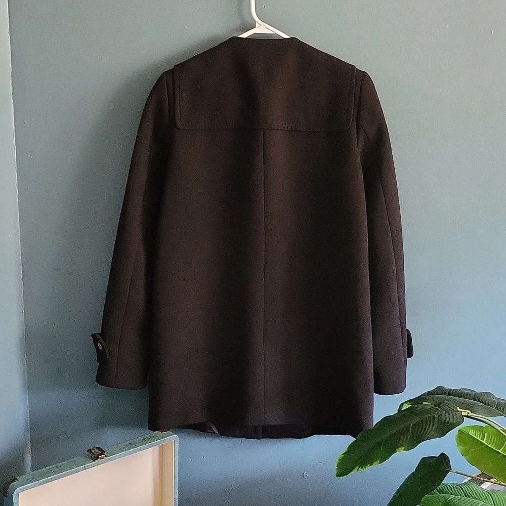 Zara Elegant Black Coat - Picture 5 of 6